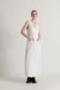Picture of Button-down Closure White Maxi Dress