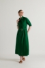 Picture of Flowy Silhouette Green Maxi Dress