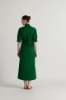 Picture of Flowy Silhouette Green Maxi Dress