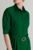 Picture of Flowy Silhouette Green Maxi Dress